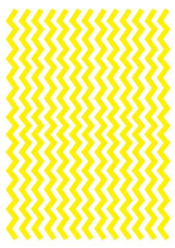 Printed Wafer Paper - Chevron Yellow - Click Image to Close